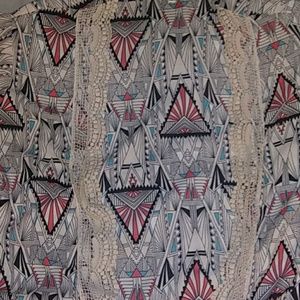 Xhilaration aztec geometric ladies cardigan